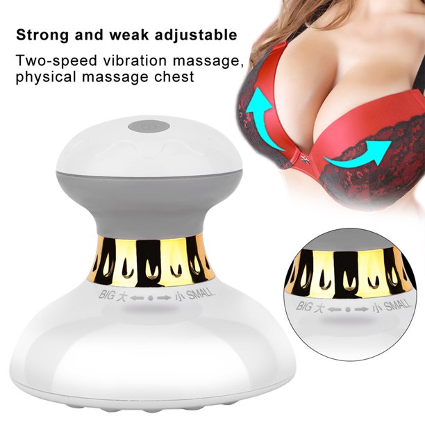 WanZhuanK Chest Care Machine,Electric Breast Nipple Massager,Bra Chest  Enlargement Enhance Lifting Firming Pad Chest Size Up Breast Massage Machine