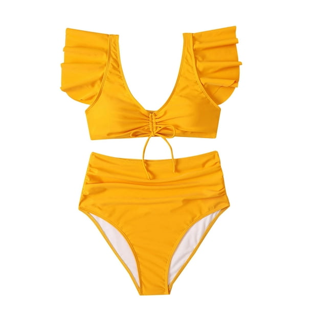  Bikini Mujeres Traje de baño Traje de baño Mujer Traje de baño  Bikini Conjunto de ropa de playa 02081 (Color : 02, Talla: L) : Ropa,  Zapatos y Joyería