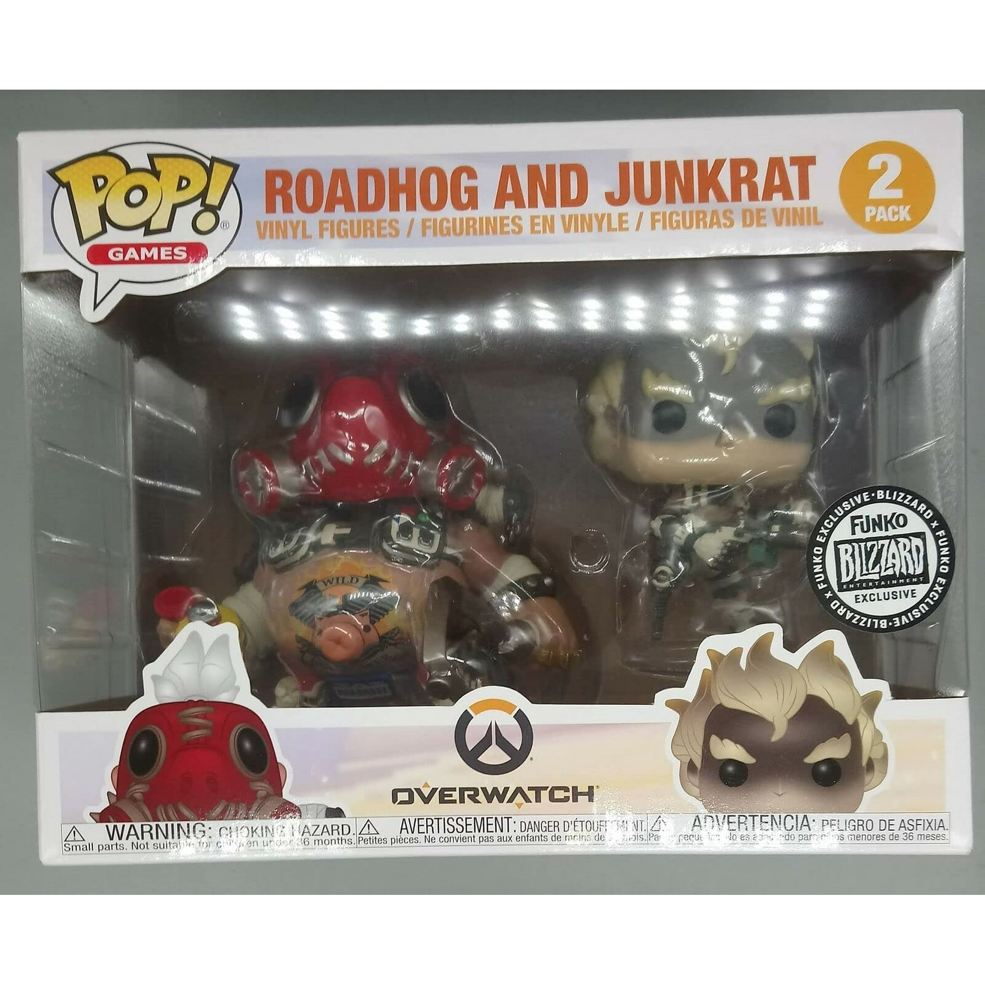 SDCC 2018 Blizzard Exclusive Roadhog and Junkrat 2 Pack Funko