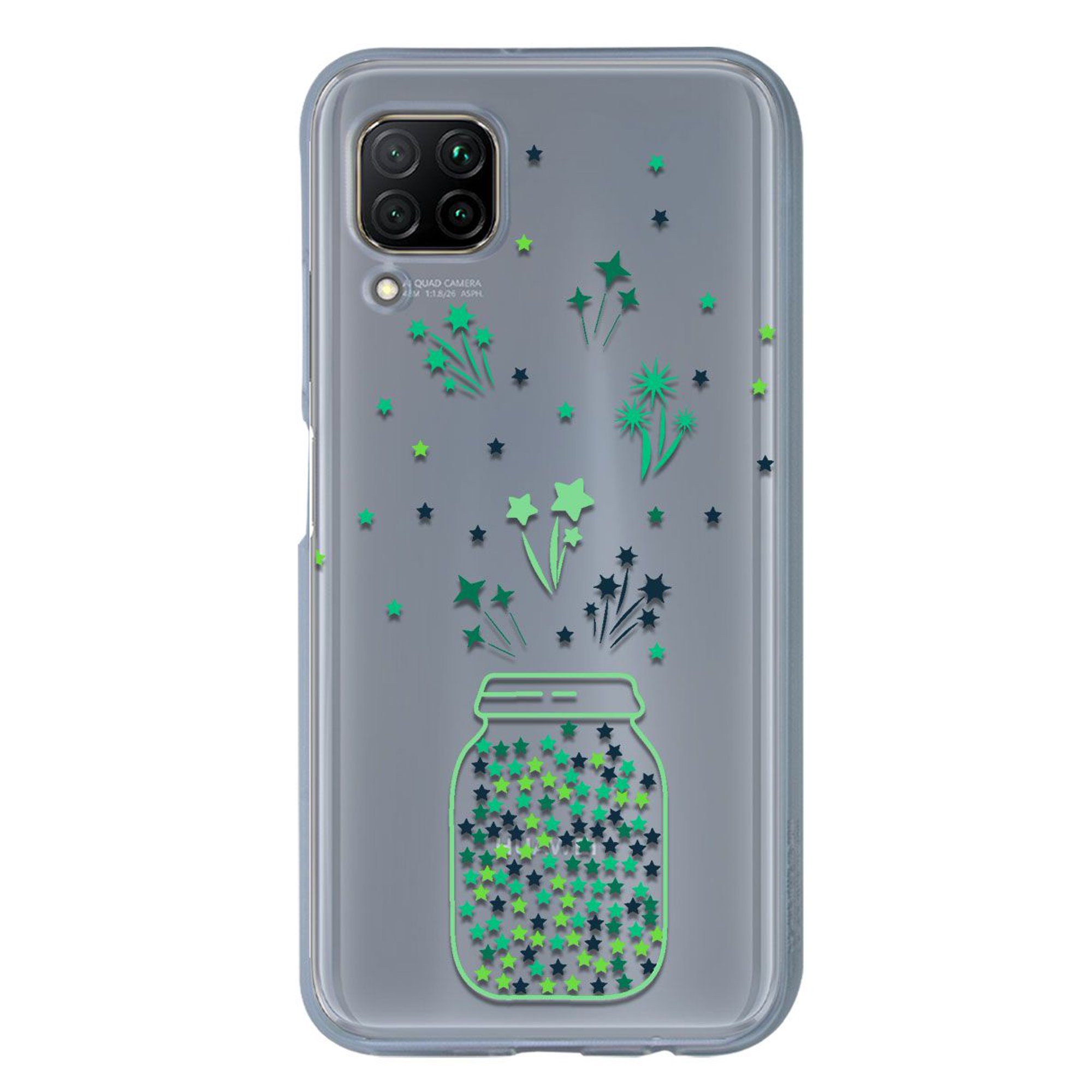 Mica más Funda Huawei P40 Lite Transparente Anti Golpes