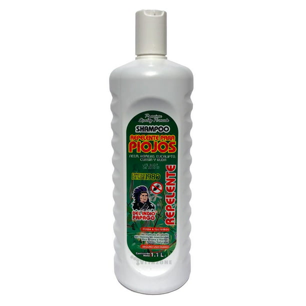 Shampoo repelente de Piojos 1100 Ml Indio Papago. INDIO PAPAGO  INDIOSHAMPOOPIOJOS