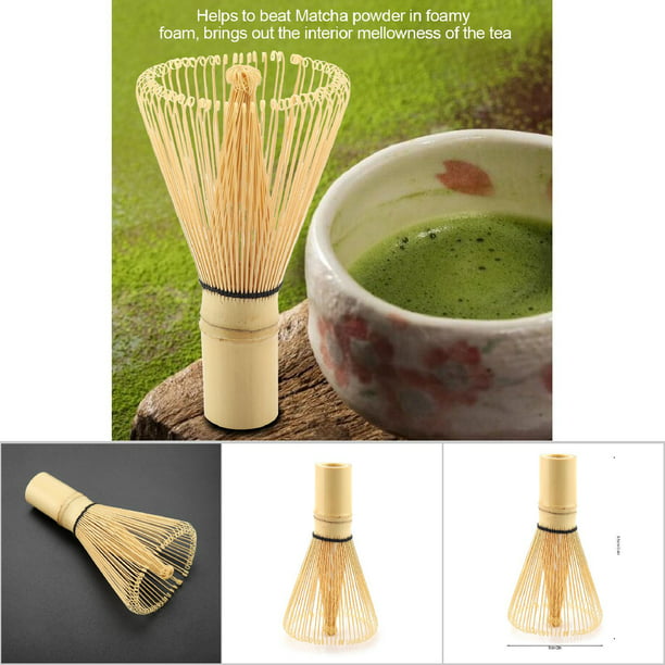 Matcha - Batidor de té verde de bambú natural Chasen