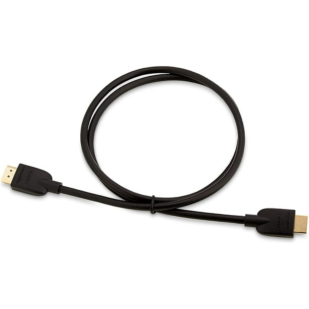   Basics - Cable HDMI 4K de alta velocidad, 10 pies :  Electrónica