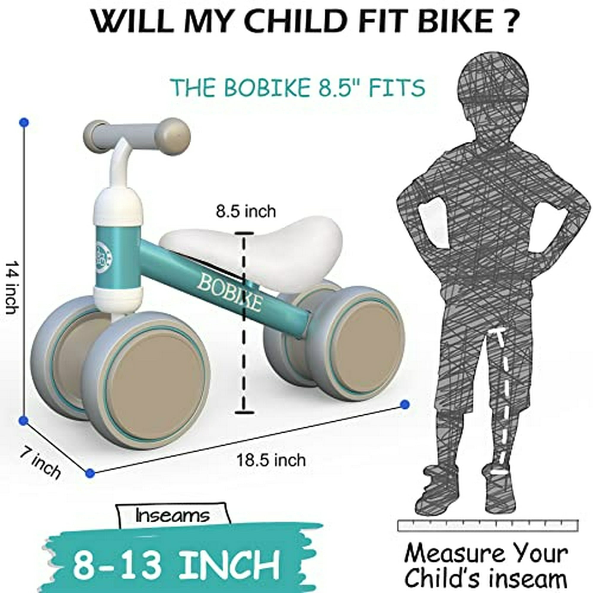 BEKILOLE Bicicleta de equilibrio para niñas de 1 año, regalos de primera  bicicleta preescolar y regalos de primer cumpleaños, entrena a tu bebé de  pie