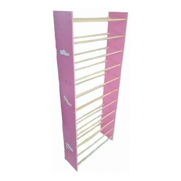 Zapatera Organizador Para 21 Pares De Zapatos Compartimiento Color Rosa VH  HOME ZAPATERA CLOSET