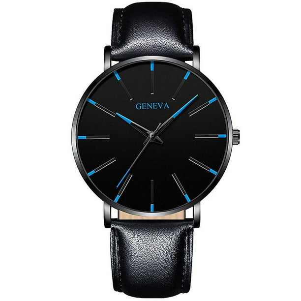 Reloj de cuarzo digital para hombre con correa de plástico K5730/2, Negro /  azul, Pulsera