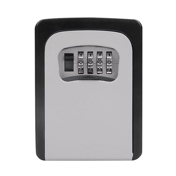 2x Caja de seguridad para llaves de aleación de aluminio en Caja de seguridad  para llaves a prueba de intemperie Combinación de llave Gloria Cajas de seguridad  para almacenamiento de llaves