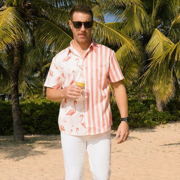 0g Conjunto De Ropa De Playa Hawaiana Para Hombre, Camisa Bo
