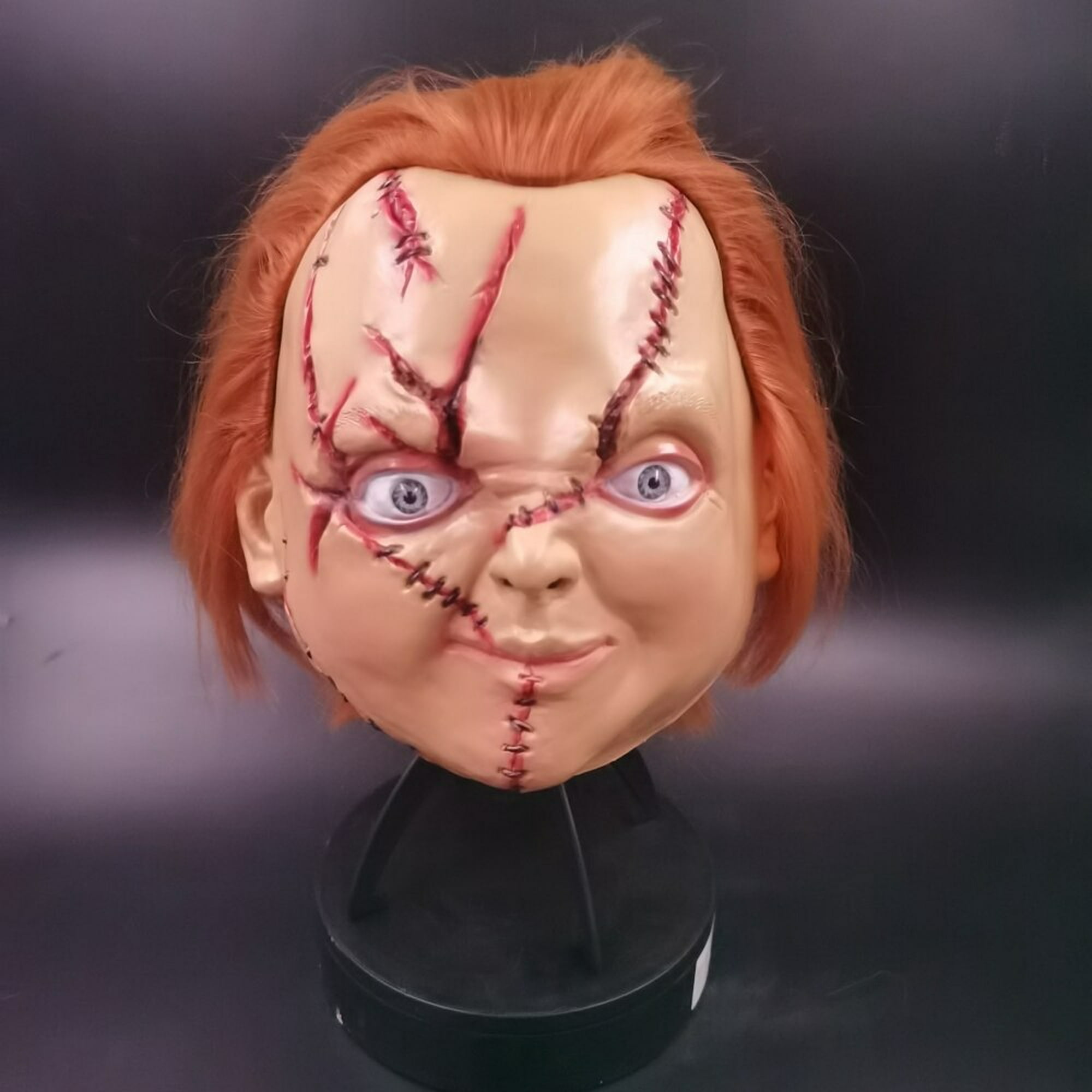 Muñeco Latex Chucky Peinado Sin Pelo 55 Cm - Artesanal Halloween