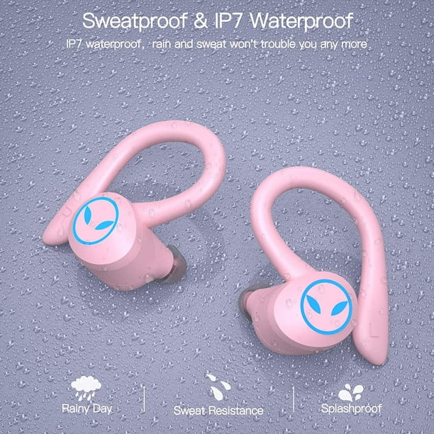 Auriculares inalámbricos, Bluetooth 5.1 Auriculares inalámbricos deportivos  Ip7 Auriculares impermeables para deportes de gimnasio