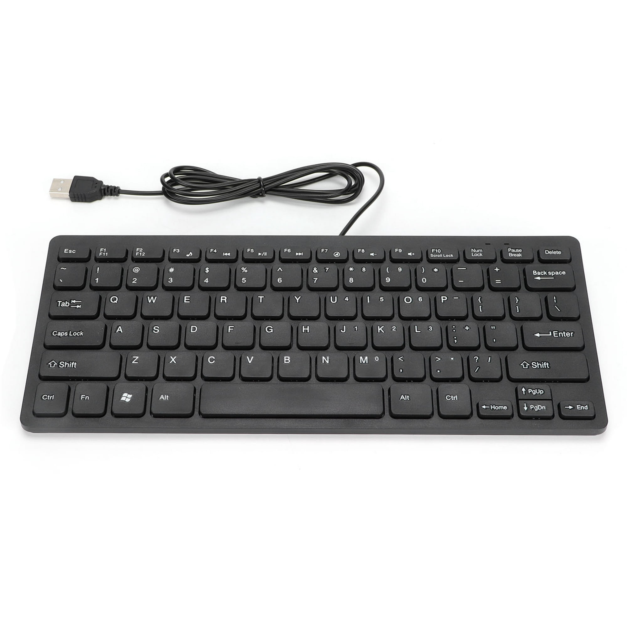 Super Mini Teclado con cable, teclado de 78 teclas de tamaño completo,  ajuste portátil pequeño con uso profesional o industrial para computadora  portátil Mac Notebook Zhivalor CZDZ-HY66