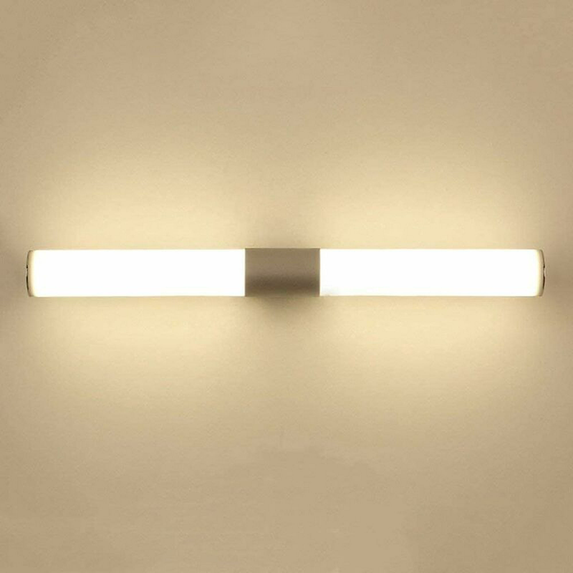 OOWOLF 12W 1200LM 6000K Lámpara LED de Pared, 44cm Lámpara de Espejo  Aplique de Baño LED Luz Natural para Espejo Muebles de Ma…