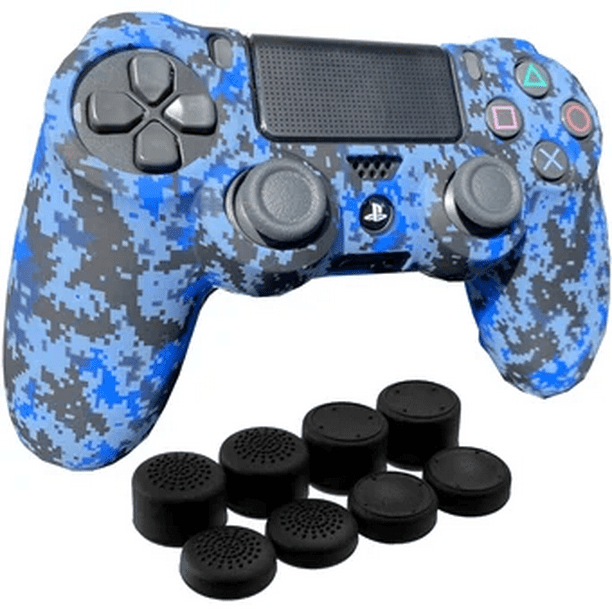 Funda MandaLibre para Control DualShock 4 de PlayStation 4 + 8 Grips