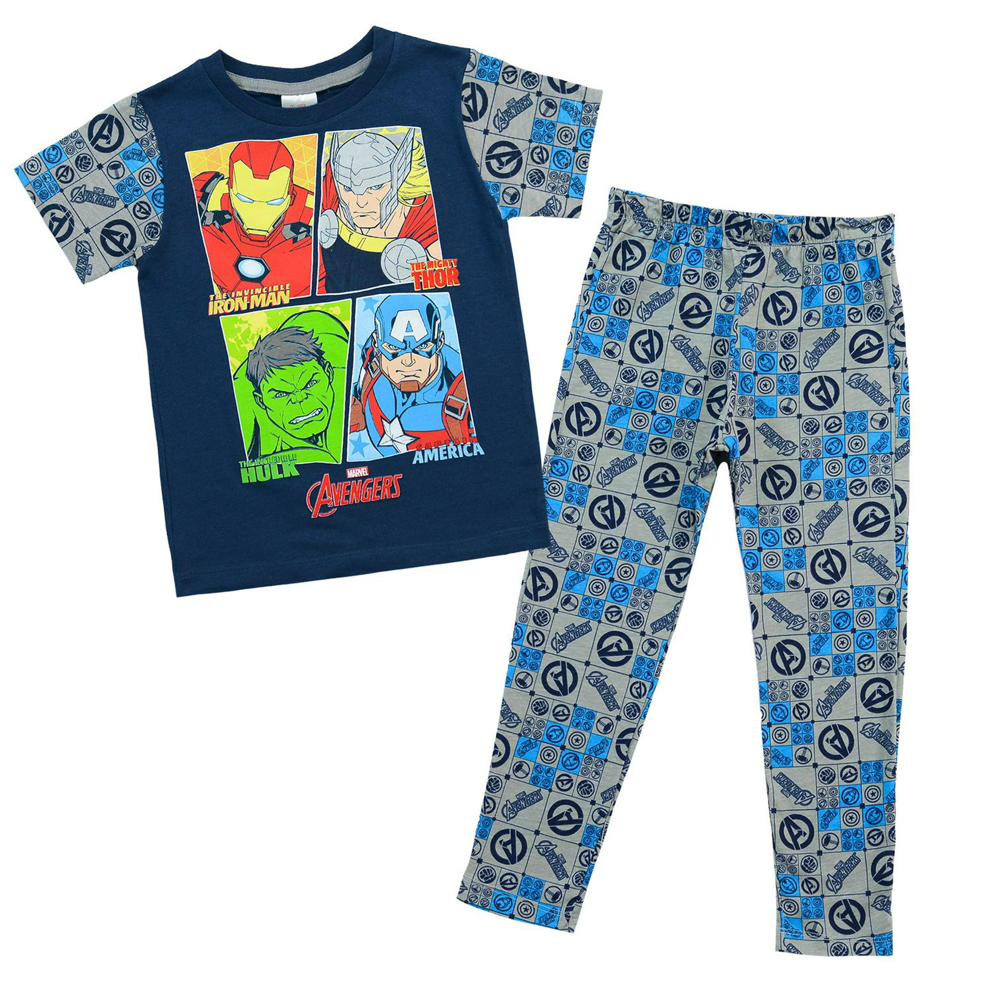 Fraternidad promesa Activar Pijama Avengers Niño Marvel Original Disney azul 6 Blip Kids BB155 | Bodega  Aurrera en línea