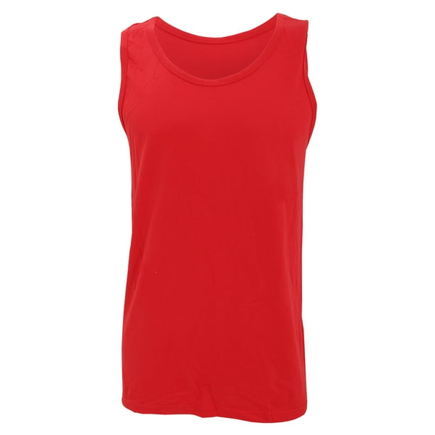 Gildan Camiseta b sica de tirantes Softstyle para hombre Verano Ejercicio Gym Rojo Gildan UTRW3171 red