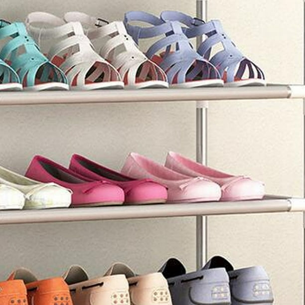 Zapatero, zapatero de múltiples capas, zapatero apilable, estante para  zapatos para dormitorio, durabilidad probada en el tiempo Jadeshay A