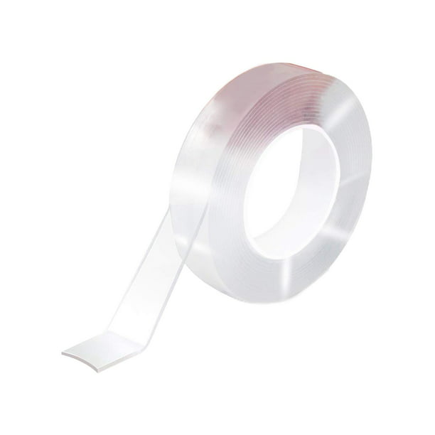 Cinta transparente de doble cara cinta de pared de montaje extraíble cinta  adhesiva tiras adhesivas para el hogar al aire libre cocina póster  0.1x300x5cm Baoblaze Nano adhesivo