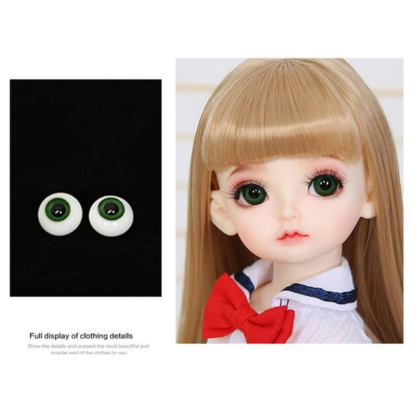 mini muñecas bjd Juguetes de muñecas para niñas con globos oculares azules  y