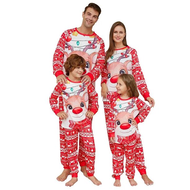 Conjuntos a juego para la familia pijamas de Navidad para ni os y adultos pijamas iguales para toda la familia 2 uds. ropa de dormir de Navidad