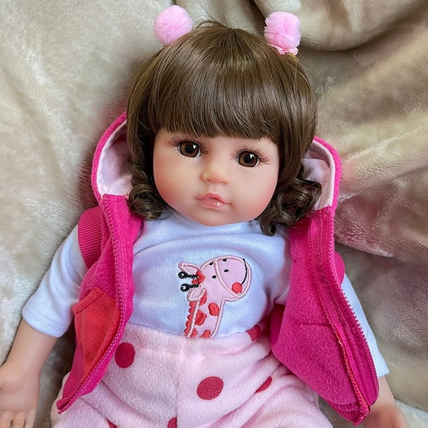 48cm Bebes Reborn Doll Silicone Reborn Baby Doll Adorable Lifelike