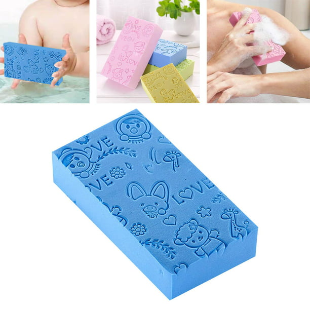 FOMIYES Esponja de baño para bebé, toalla de baño de viaje, esponja para el  cuerpo, esponja para el cuerpo, esponja exfoliante de ducha, esponja de