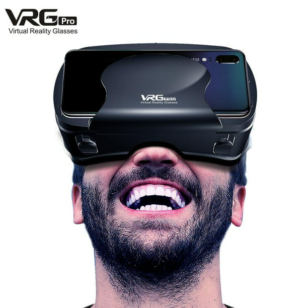  WM-MSMY Gafas VRG Pro 3D VR, auriculares de realidad virtual  para iPhone y Android de 5.0 a 7.0 pulgadas, juega tus mejores juegos  móviles y películas de 360 grados con teléfono