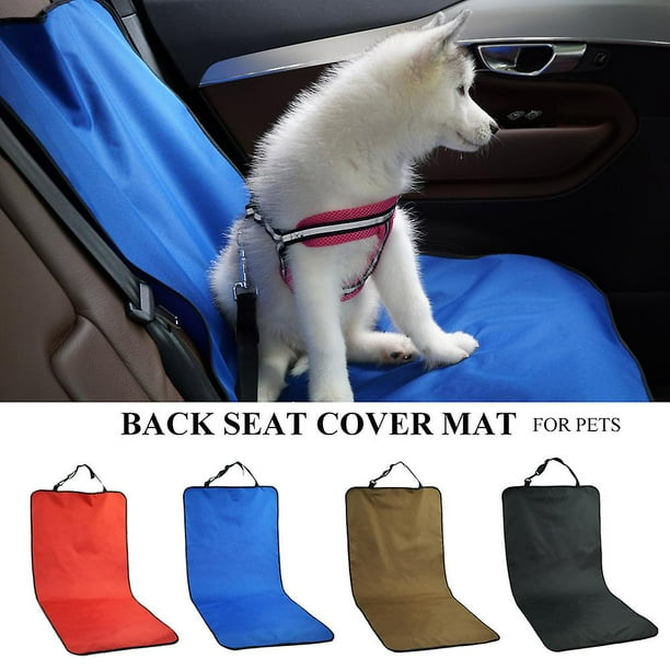 Funda protectora impermeable para asiento trasero de coche, cojín de  seguridad trasero para mascotas JM