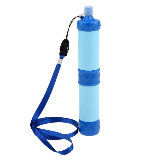 filtro de agua, agua filtrada de 4 , equipo de supervivencia portátil  purificador de agua para senderismo viaje de Soledad Botella de beber  senderismo