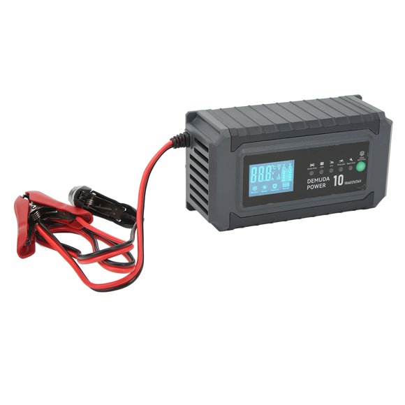 car battery charger intelligent portable automatic battery charger full charge stop for motorcycle anggrek eléctricas