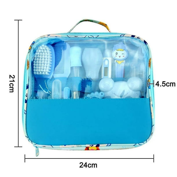 Kit de cuidado del bebé 13 unids/set conjunto de aseo para recién nacidos  accesorios esenciales para el cuidado de la salud para viajes uso doméstico  con bolsa de transporte YONGSHENG 1327534032659