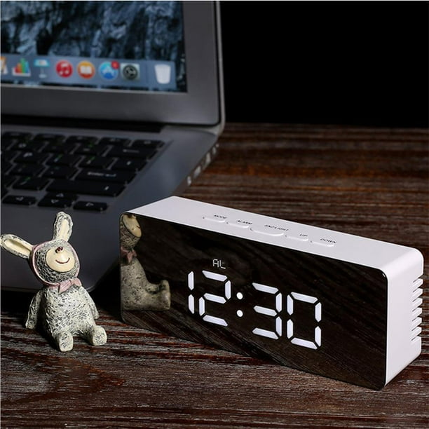 Reloj Despertador Para Mesilla De Noche Con Proyección De Re