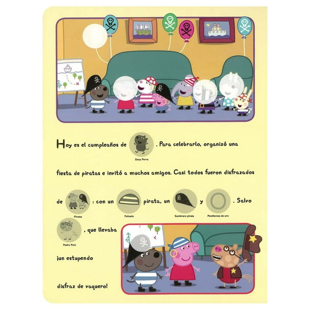  Libro de pegatinas Peppa Pig™, Recuerdo de fiesta