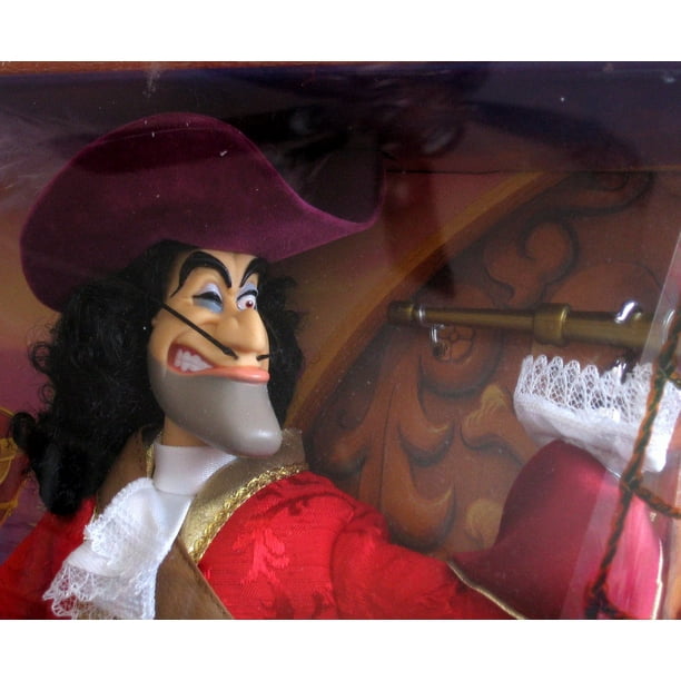 Disney Captain Hook Doll 1999 Limited 1st in Series Mattel Peter