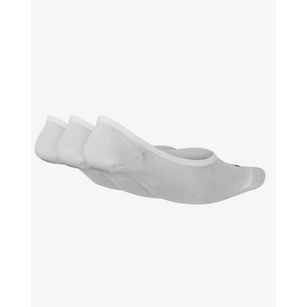 Calcetines Nike Mujer SX4863101 Blanco U Nike TRIC PACK LIGHTWEIGHT FOOTIE