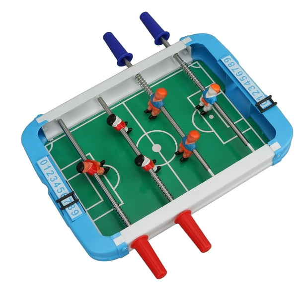 Juego de fútbol de mesa para niños, mesa de futbolín divertido  rompecabezas, mini juego de mesa, mini futbolín portátil, solución  innovadora