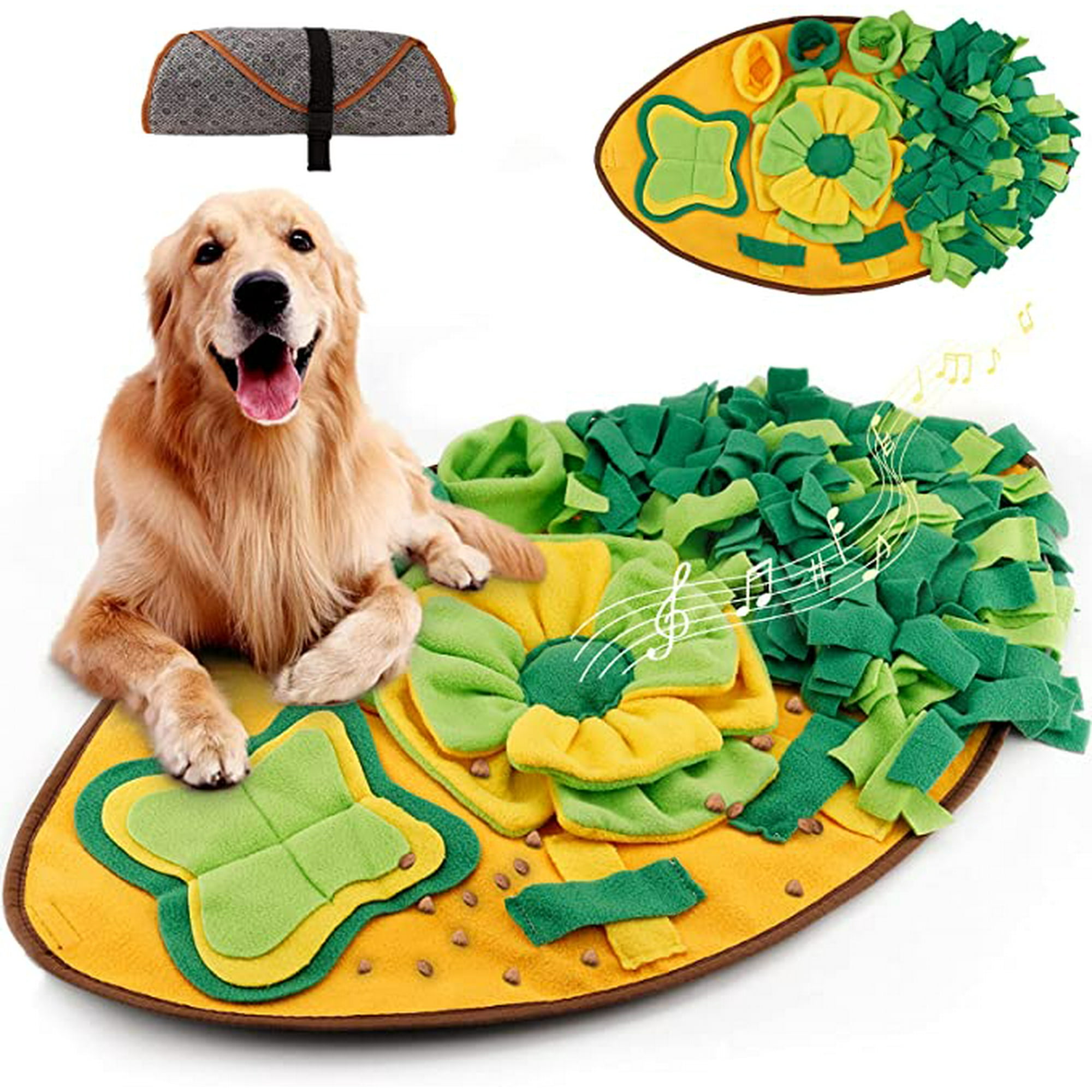 Tapete para olfatear para perros grandes, tapete de olfateo para perros en  forma de pata de 28 x 28 pulgadas, con juegos de rompecabezas interactivos