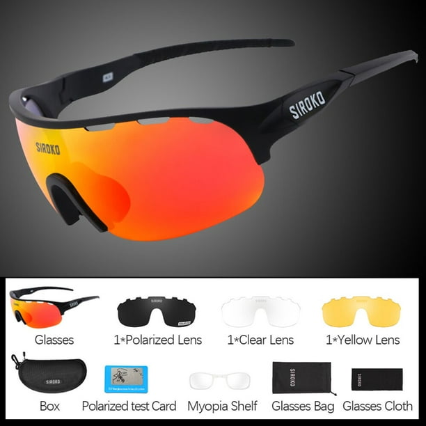 Comprar Gafas de ciclismo al aire libre, gafas para bicicleta de montaña,  gafas de sol para bicicleta, gafas de ciclismo para hombre, gafas de sol  deportivas para Mtb