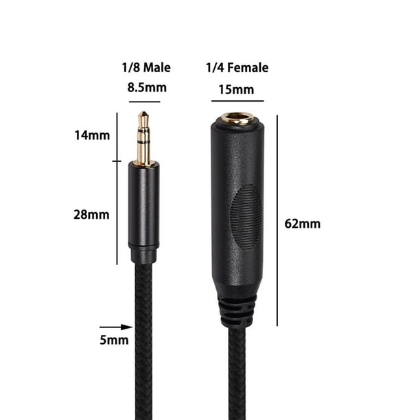 Adaptador de conector de auriculares Lightning a 3,5 mm de 2 paquetes para  Apple, cable auxiliar de audio y auriculares/auriculares estéreo Levamdar  YXX038