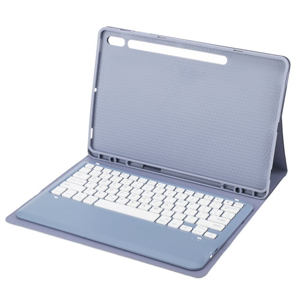 Funda para teclado Samsung Tab S8+/S8 Plus/S7 FE / S7 Plus, teclado  desmontable con soporte para bolígrafo S para tableta Galaxy Tab S8 Plus  2022/S7