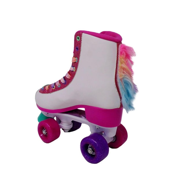 Wheelkids Patines de unicornio para niñas de 4 tamaños ajustables para  niños con ruedas iluminadas Rosa/Rebel Fun. – Yaxa Store