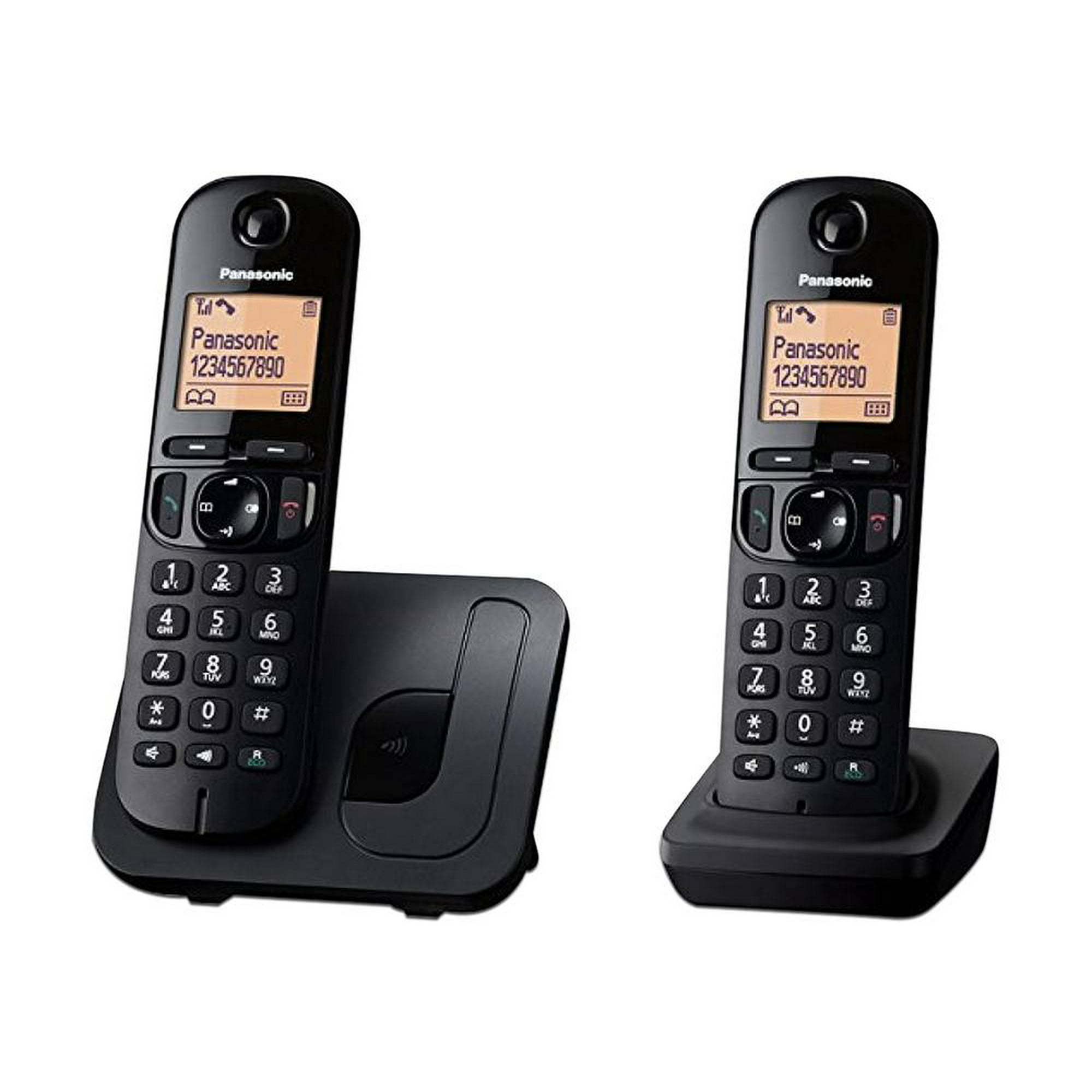Telefono Inalámbrico DECT Panasonic con dos Auriculares, Bloqueo de Panasonic  KX-TGC212MEB