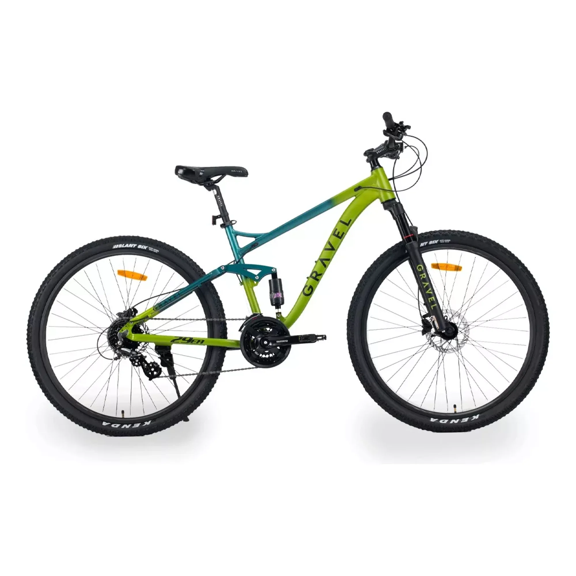 Bicicleta Montaña Unisex 21 Velocidades Rodada 29 Ligera Color Amarillo