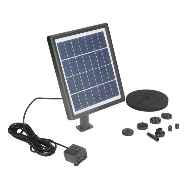 Kit De Bomba De Agua Solar, Bomba De Fuente Solar Con Energía Solar De 30 W  Con Panel Para Jardín De Estanque ANGGREK Kit de bomba de agua solar