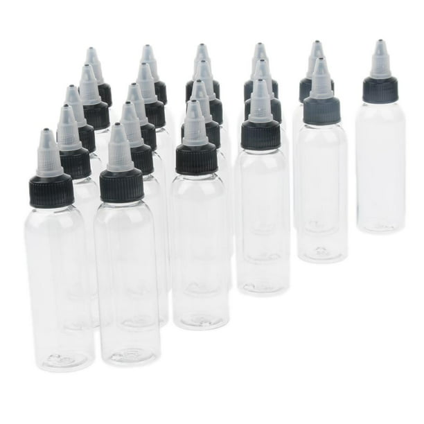 20 pcs Botella Atomizador de perfume Aceite Rellenable de plástico 60ml  Yuyangstore Botellas de pintura con punta nueva caliente