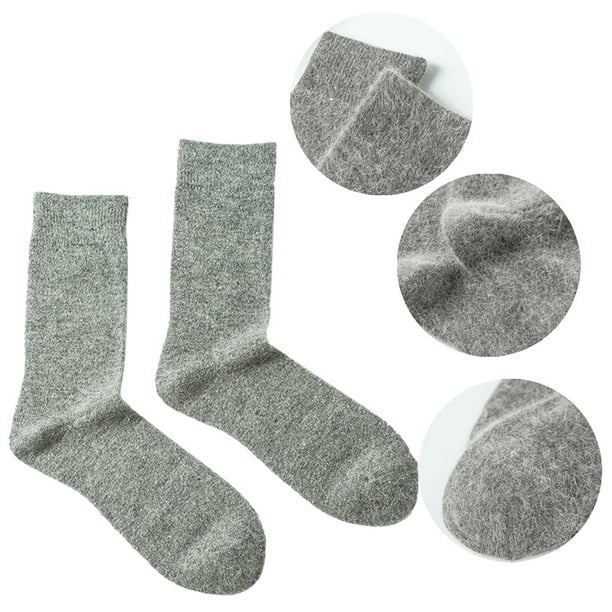 4 pares de calcetines térmicos, antideslizantes, con forro interior grueso,  para hombre : : Moda