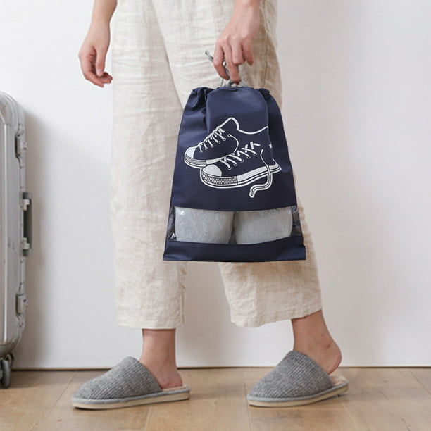 4 bolsas de viaje, impermeable, bolsa con cordón, para ropa sucia