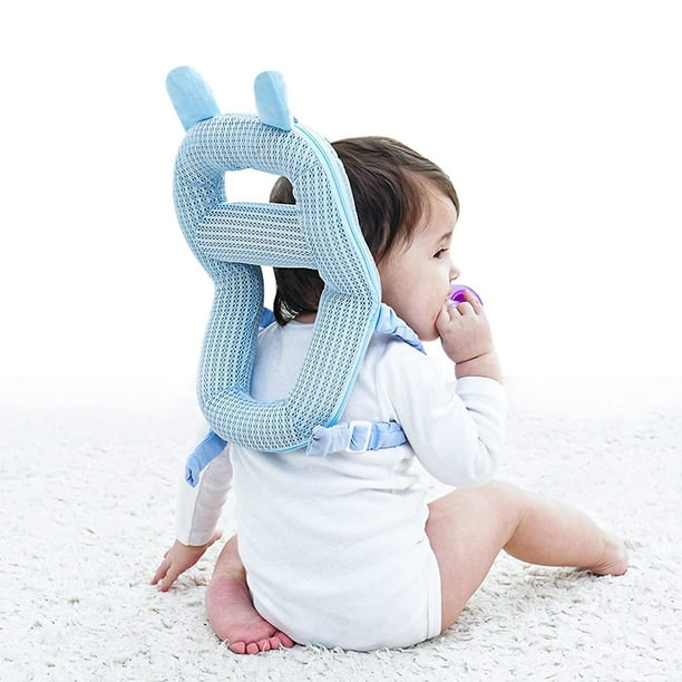 Protector para la cabeza del bebé, mochila protectora para la cabeza del  andador, protección ajustable para la cabeza del bebé, transpirable y cómodo