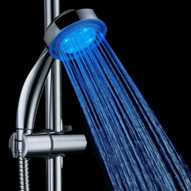 Ducha led cabezal de la ducha ducha de luz de 7 colores de iluminación  iluminación rojo verde azul