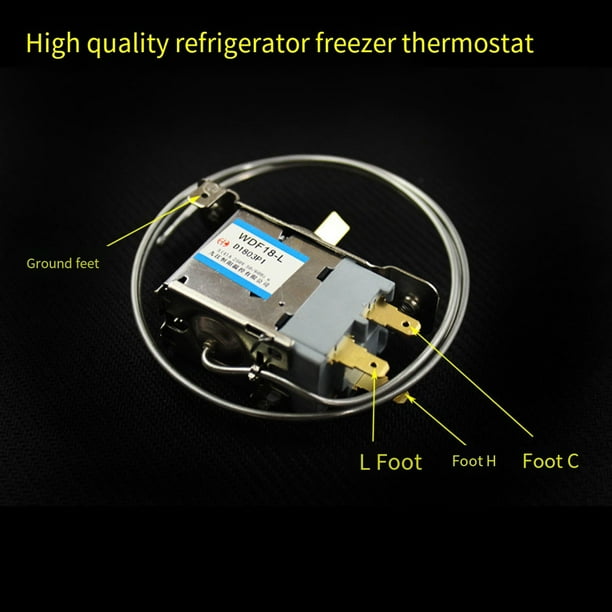 WDF18-L Freezer Refrigerator Thermostat, -10 To 60 Degree C