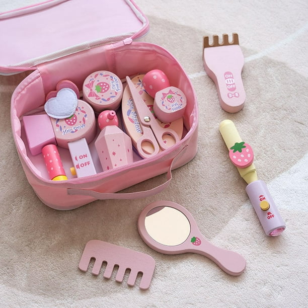  Officygnet Bolsa de juguete para niñas de 1, 2, 3 años, con kit  de maquillaje de simulación, juguetes de princesa para niñas pequeñas,  cumpleaños para niñas de 2 a 3 años : Juguetes y Juegos
